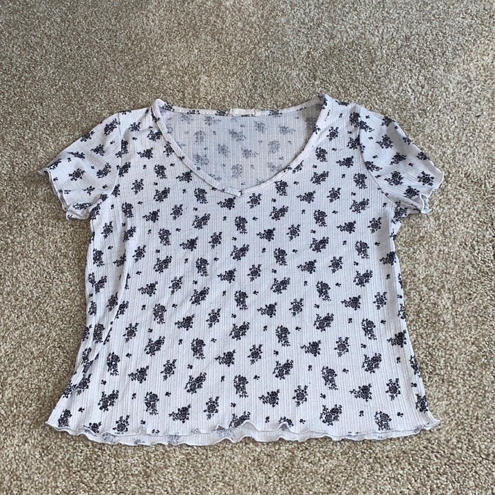 cute floral crop top